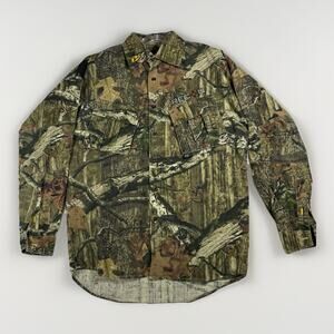 Scent Shield Shirt Mens Size Large Break Up Infinity Camo Ripstop Hunting Layer